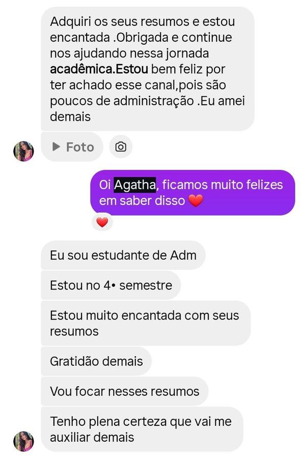 Depoimento de estudante 4